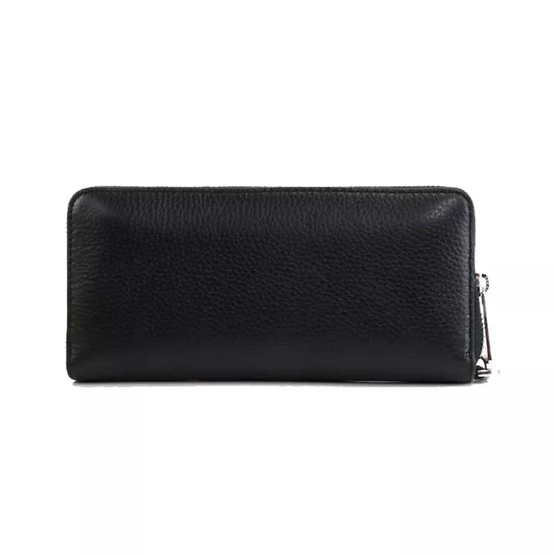 Michael Kors Damski Portfel Continental Jet Set Travel ze Skóry Saffiano Czarny 35F7STVE7LBLK