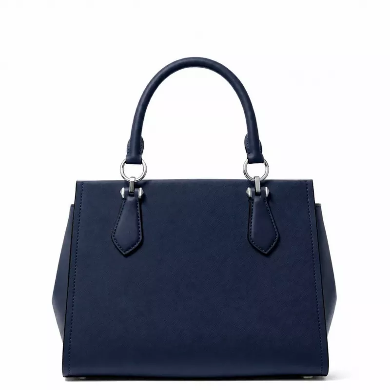 MICHAEL KORS Damska torba na ramię Jet Set Travel 35F5S6AS2LNAV Granatowa skóra Saffiano (29x22x10 cm)