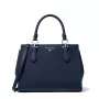 MICHAEL KORS Damska torba na ramię Jet Set Travel 35F5S6AS2LNAV Granatowa skóra Saffiano (29x22x10 cm)