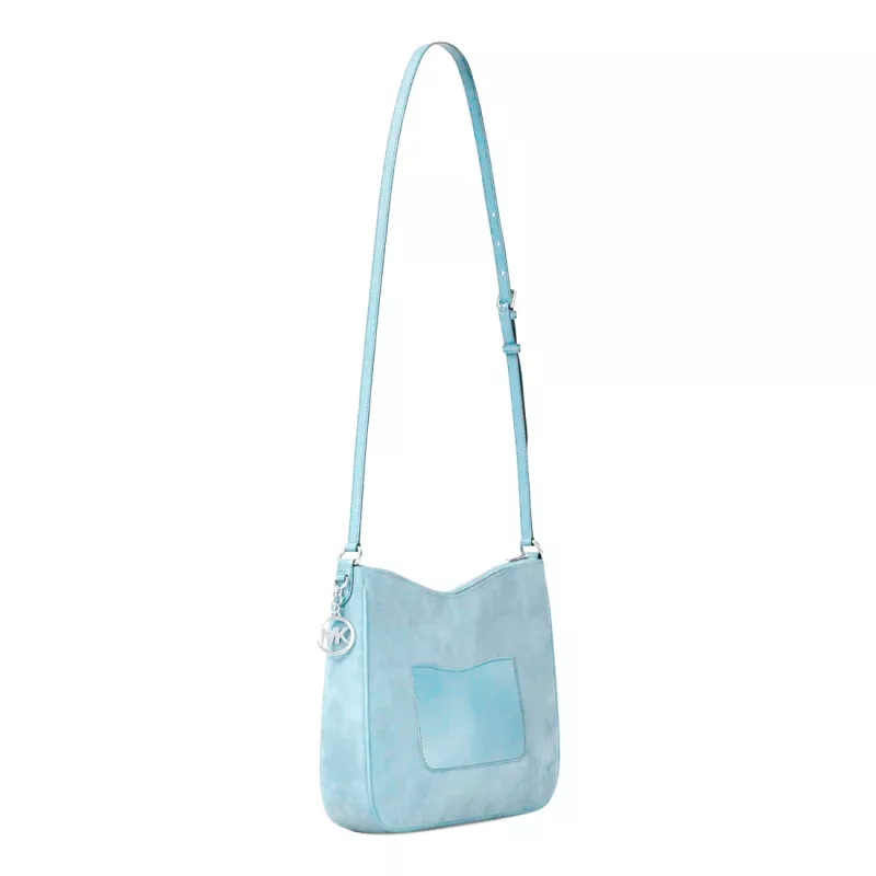 Michael Kors Women's Jet Set Travel Crossbody Bag 35S6S5ZM2SPAL – Signature Coated Canvas, 30x26x8cm