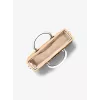 Michael Kors Damska torba crossbody Jet Set Travel 35T4G7ZC5WOPT - Signature Canvas, okucia w kolorze złotym