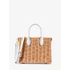 Michael Kors Damska torba crossbody Jet Set Travel 35T4G7ZC5WOPT - Signature Canvas, okucia w kolorze złotym