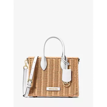 Michael Kors Damska torba crossbody Jet Set Travel 35T4G7ZC5WOPT - Signature Canvas, okucia w kolorze złotym