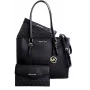 MICHAEL KORS Damska duża torba tote Jet Set Travel ze skóry Saffiano 35R3GCFT3TBLA czarna