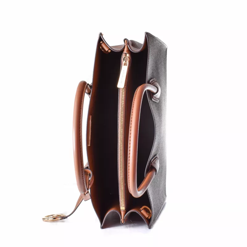 Torebka Michael Kors Mercer Gallery Satchel, Brązowy/Acorn, 32x26x13 cm