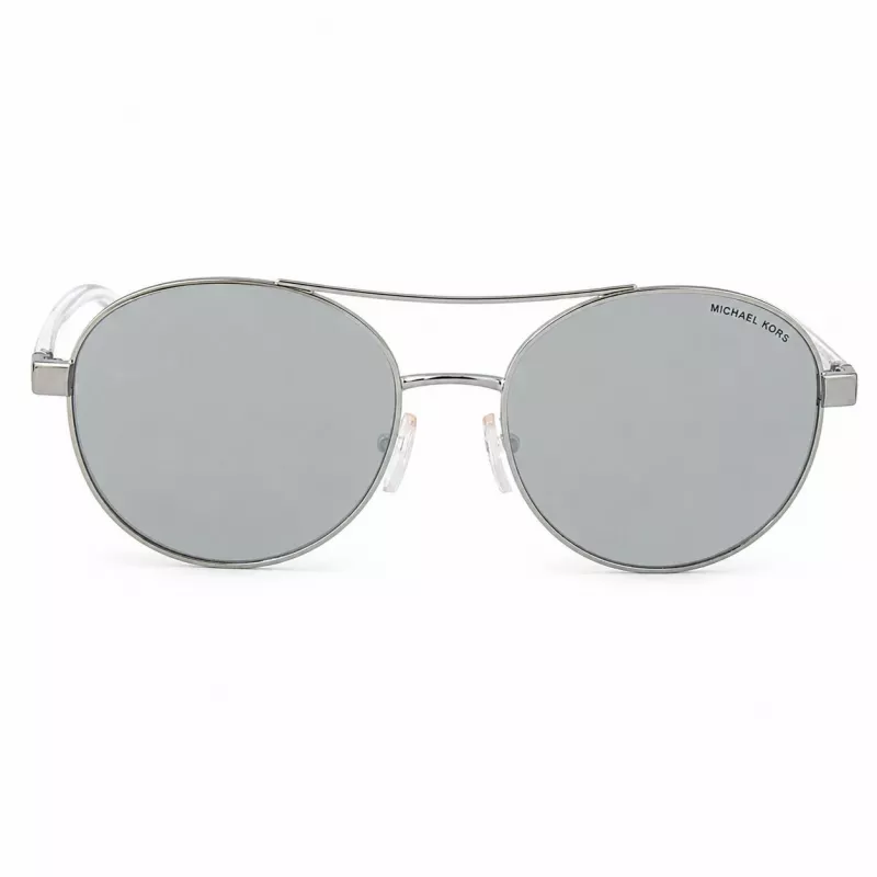 Okulary przeciwsłoneczne Michael Kors MK-1159 Pilot dla kobiet - czarna oprawka acetatowa, szare soczewki gradientowe