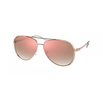 Okulary przeciwsłoneczne Michael Kors MK1101B11086F Aviator dla kobiet 60mm