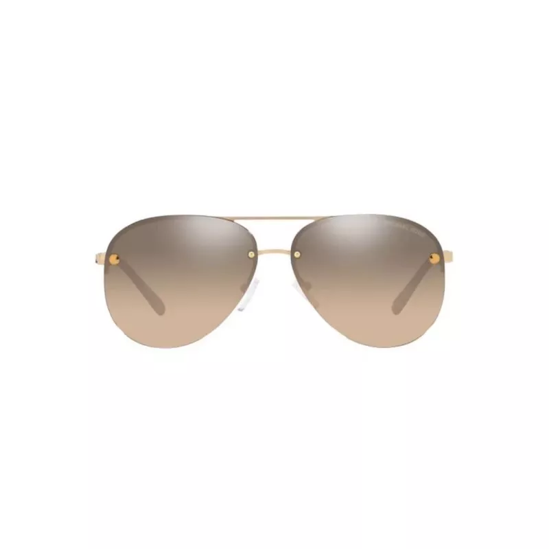 Michael Kors Damskie Przesadnie Kwadratowe Okulary Przeciwsłoneczne MK1135B10143D - Soczewki Gradientowe Szare, Oprawa z Czarnego Octanu