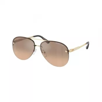 Michael Kors Damskie Przesadnie Kwadratowe Okulary Przeciwsłoneczne MK1135B10143D - Soczewki Gradientowe Szare, Oprawa z Czarnego Octanu