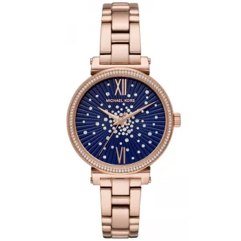 Zegarek damski Michael Kors Pyper Rose Gold Stal nierdzewna MK3971 35mm