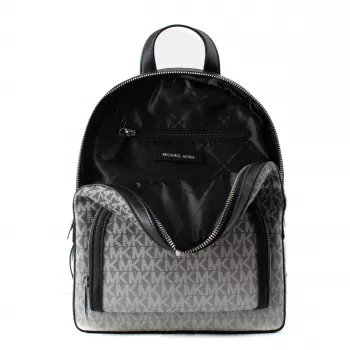 Plecak Michael Kors Rhea dla kobiet 28x23x10 cm Czarny Signature Canvas