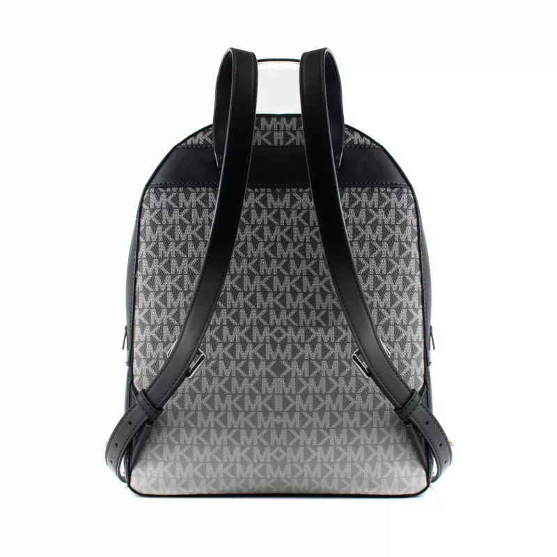 Plecak Michael Kors Rhea dla kobiet 28x23x10 cm Czarny Signature Canvas