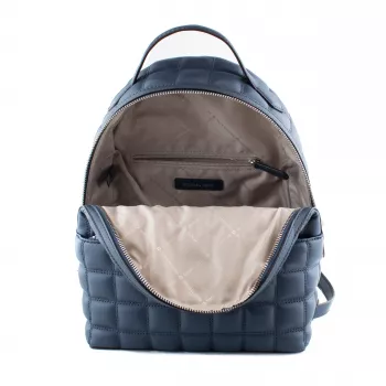 Plecak Michael Kors Rhea dla kobiet, granatowa skóra Saffiano 35R5S6HB6VNAV