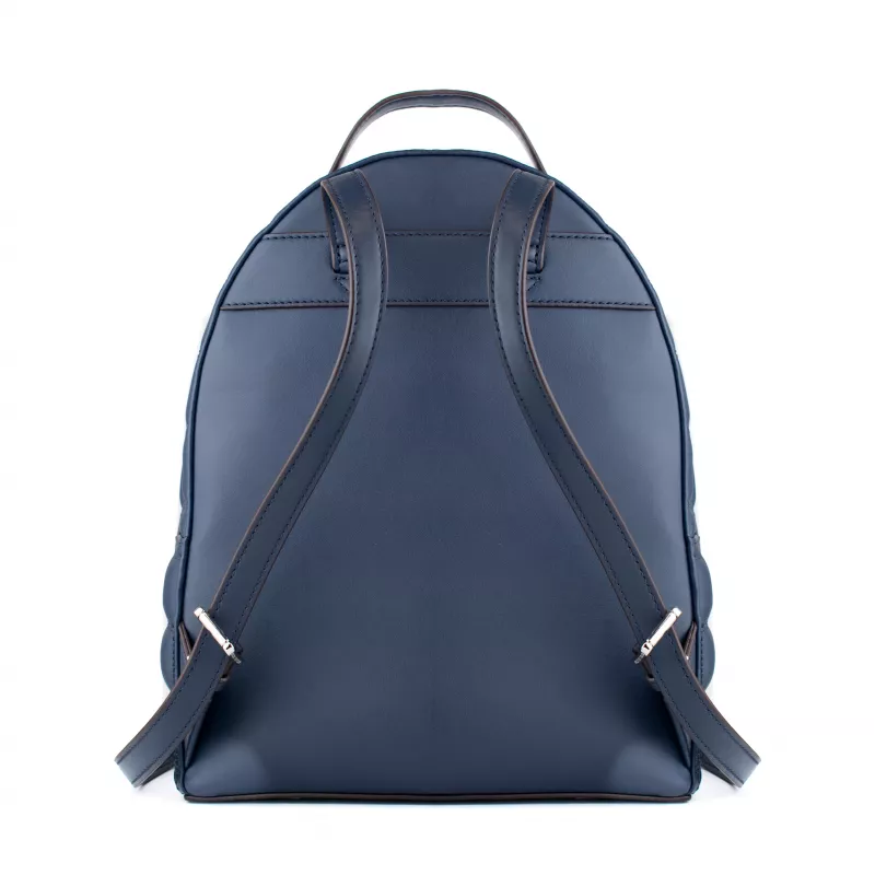 Plecak Michael Kors Rhea dla kobiet, granatowa skóra Saffiano 35R5S6HB6VNAV