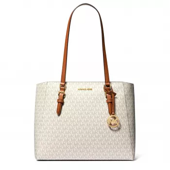 Zestaw torebek Michael Kors Women's Saffiano Leather – Torebka i portfel (Vanilla) – Model 35F3GCFT9TVAN