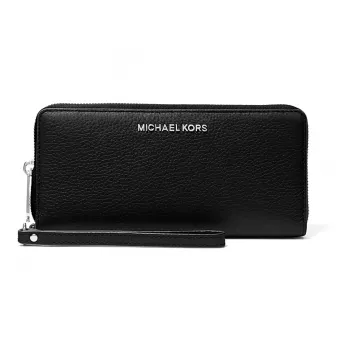 MICHAEL KORS Damski Portfel i Etui na Telefon ze Skóry Saffiano, Czarny (Jet Set Travel) - 35S6STVE9LBLA