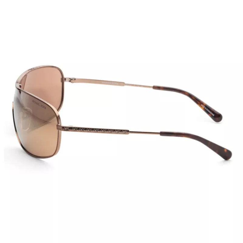 Michael Kors Damskie Okulary Przeciwsłoneczne Shield MK113912137P3 - Polaryzacyjne UV400