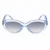 Michael Kors Damskie Niebieskie Kwadratowe Okulary Przeciwsłoneczne MK2253USKYBLU 53mm