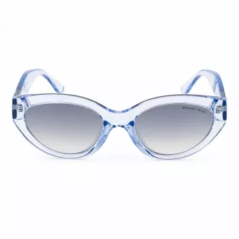Michael Kors Damskie Niebieskie Kwadratowe Okulary Przeciwsłoneczne MK2253USKYBLU 53mm