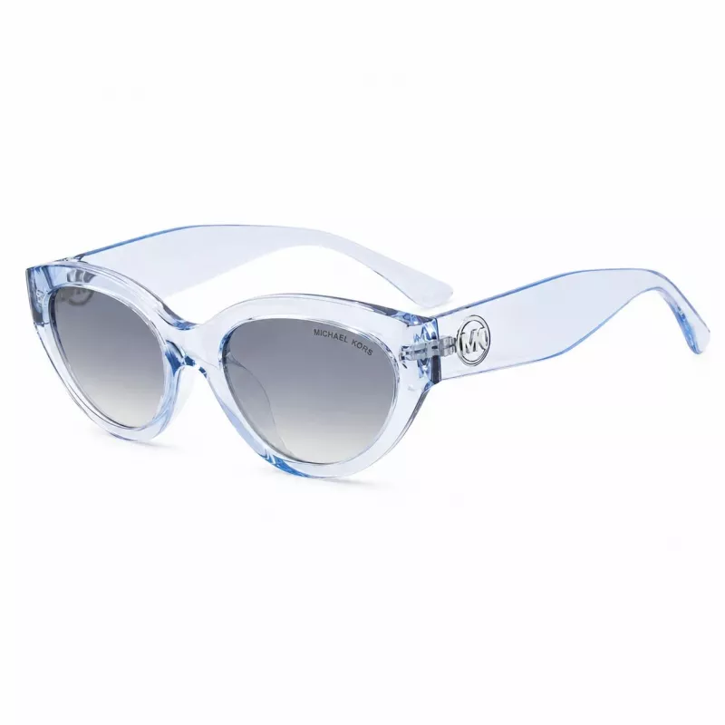 Michael Kors Damskie Niebieskie Kwadratowe Okulary Przeciwsłoneczne MK2253USKYBLU 53mm