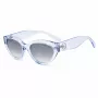 Michael Kors Damskie Niebieskie Kwadratowe Okulary Przeciwsłoneczne MK2253USKYBLU 53mm