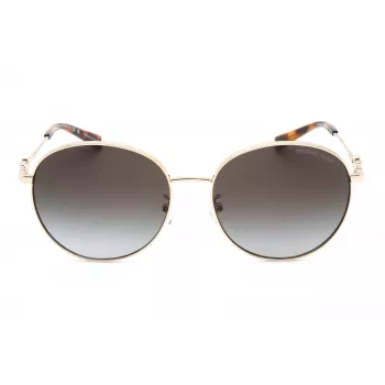 Okulary przeciwsłoneczne Michael Kors damskie MK1119-10148G Kwadratowa przezroczysta szara oprawka soczewki gradientowe szare 57/16/140 mm