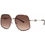Okulary przeciwsłoneczne Michael Kors damskie MK1127J101413 Light Gold Pilot Aviator 59mm