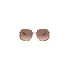 Okulary przeciwsłoneczne Michael Kors damskie MK1127J110813 - Oprawka z acetatu w kolorze szylkretu, brązowe soczewki gradientowe, 59 mm