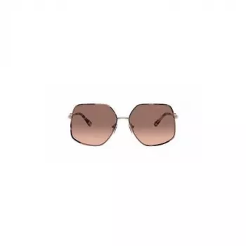 Okulary przeciwsłoneczne Michael Kors damskie MK1127J110813 - Oprawka z acetatu w kolorze szylkretu, brązowe soczewki gradientowe, 59 mm