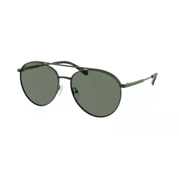 Okulary przeciwsłoneczne Michael Kors dla kobiet MK1138-18943H Różowe Złote Brązowy Gradient 58mm