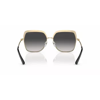 Okulary przeciwsłoneczne Michael Kors dla kobiet MK1141-10148G Różowe Złoto Oprawka Motyl Szare Soczewki Gradientowe 57mm