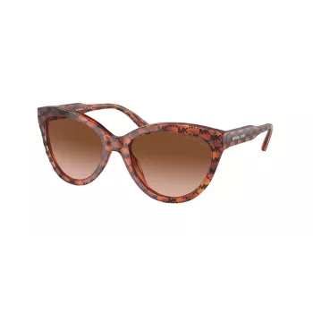 Okulary przeciwsłoneczne Michael Kors damskie MK2158-34453B Ciemny szylkret brązowy gradient 55mm