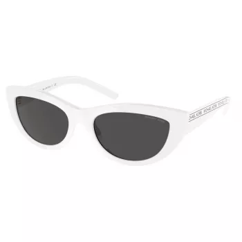 Okulary przeciwsłoneczne Michael Kors dla kobiet MK2160UOPTICW - Oprawka kwadratowa z acetatu, ochrona UV400, soczewki 54 mm