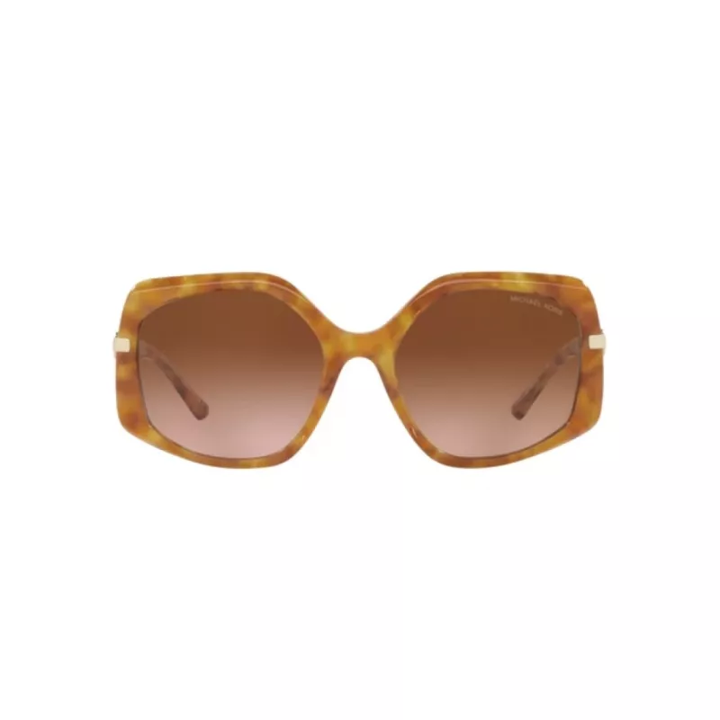 Okulary przeciwsłoneczne Michael Kors damskie MK217739153B5 oprawka ciemny szylkret soczewki brązowy gradient 56mm