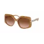 Okulary przeciwsłoneczne Michael Kors damskie MK217739153B5 oprawka ciemny szylkret soczewki brązowy gradient 56mm