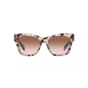 Okulary przeciwsłoneczne Michael Kors damskie MK2182U334513 Brąz Havana Square Butterfly