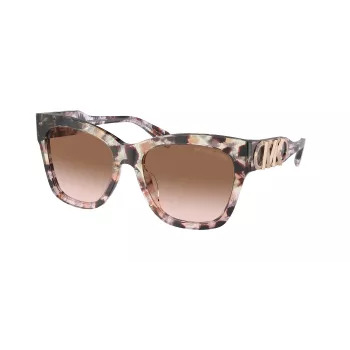 Okulary przeciwsłoneczne Michael Kors damskie MK2182U334513 Brąz Havana Square Butterfly