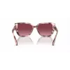 Okulary przeciwsłoneczne Michael Kors dla kobiet MK2199-39468H, oprawka z ciemnego szylkretowego acetatu, brązowe soczewki gradientowe 55 mm
