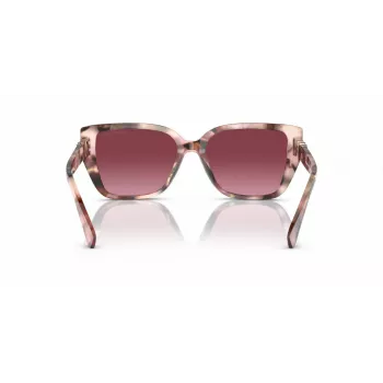 Okulary przeciwsłoneczne Michael Kors dla kobiet MK2199-39468H, oprawka z ciemnego szylkretowego acetatu, brązowe soczewki gradientowe 55 mm
