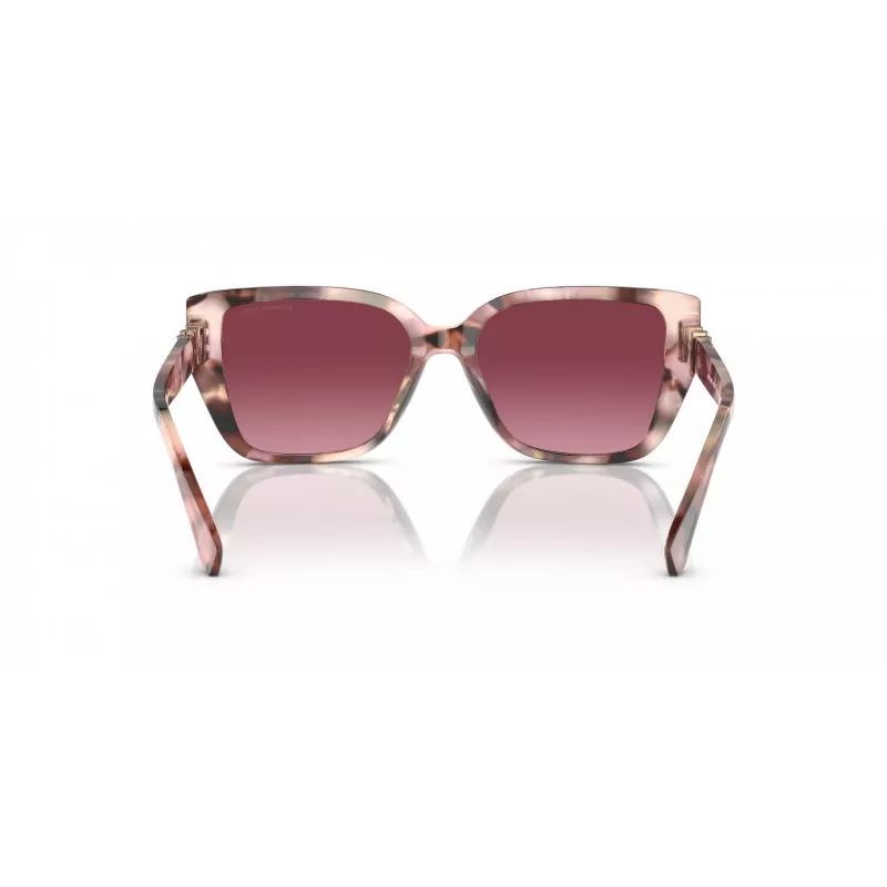 Okulary przeciwsłoneczne Michael Kors dla kobiet MK2199-39468H, oprawka z ciemnego szylkretowego acetatu, brązowe soczewki gradientowe 55 mm