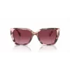 Okulary przeciwsłoneczne Michael Kors dla kobiet MK2199-39468H, oprawka z ciemnego szylkretowego acetatu, brązowe soczewki gradientowe 55 mm