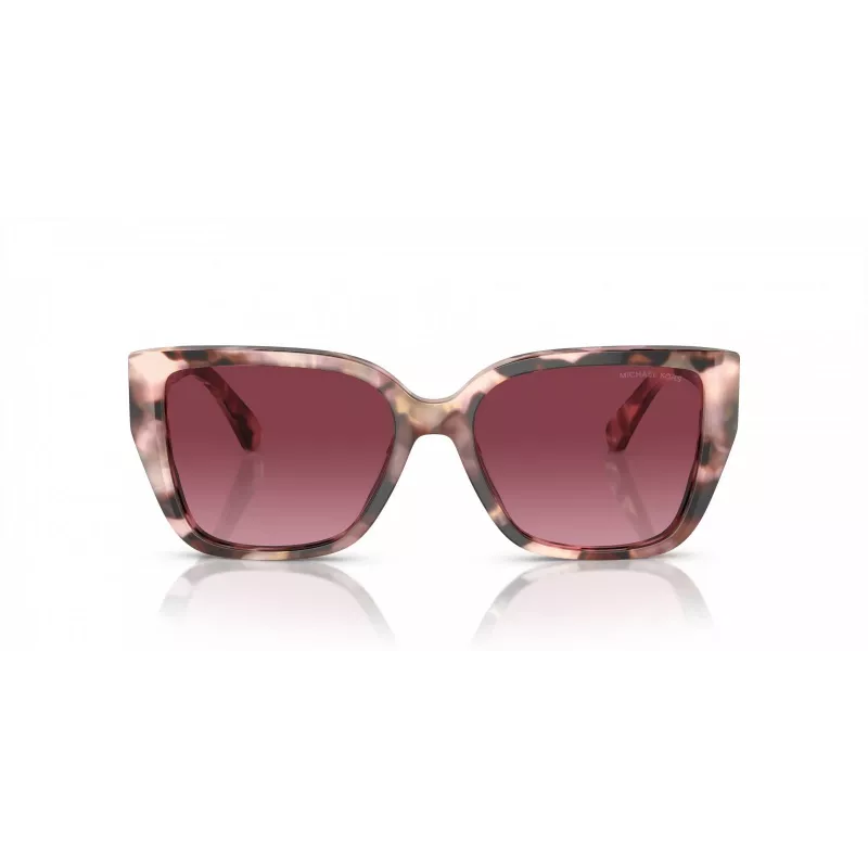 Okulary przeciwsłoneczne Michael Kors dla kobiet MK2199-39468H, oprawka z ciemnego szylkretowego acetatu, brązowe soczewki gradientowe 55 mm