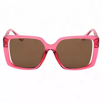Okulary przeciwsłoneczne Michael Kors dla kobiet MK2238UDRAGON, prostokątna oprawka acetatowa 55mm