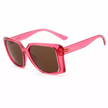Okulary przeciwsłoneczne Michael Kors dla kobiet MK2238UDRAGON, prostokątna oprawka acetatowa 55mm