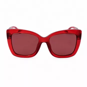 Okulary przeciwsłoneczne Michael Kors dla kobiet MK2267UCHERRY - Oprawka wiśniowa z acetatu, soczewki gradientowe szare, 56 mm
