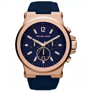 Michael Kron MK8295 Męski Zegarek Kwarcowy Chronograf 48mm Stal Nierdzewna Niebieska Tarcza