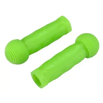 Micro Glow Grips Glacier Aqua - Luminous Silicone Thumbstick Grips for Gaming Controllers
