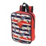 Micro Lunch Bag Rocket - Izolowana torba na lunch dla dzieci z wzorem rakiety, pojemność 3L, niebieski/czerwony/biały