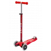 Micro Maxi Deluxe LED 3-Wheel Kick Scooter Navy Blue