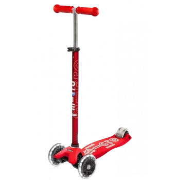 Micro Maxi Deluxe LED 3-Wheel Kick Scooter Navy Blue